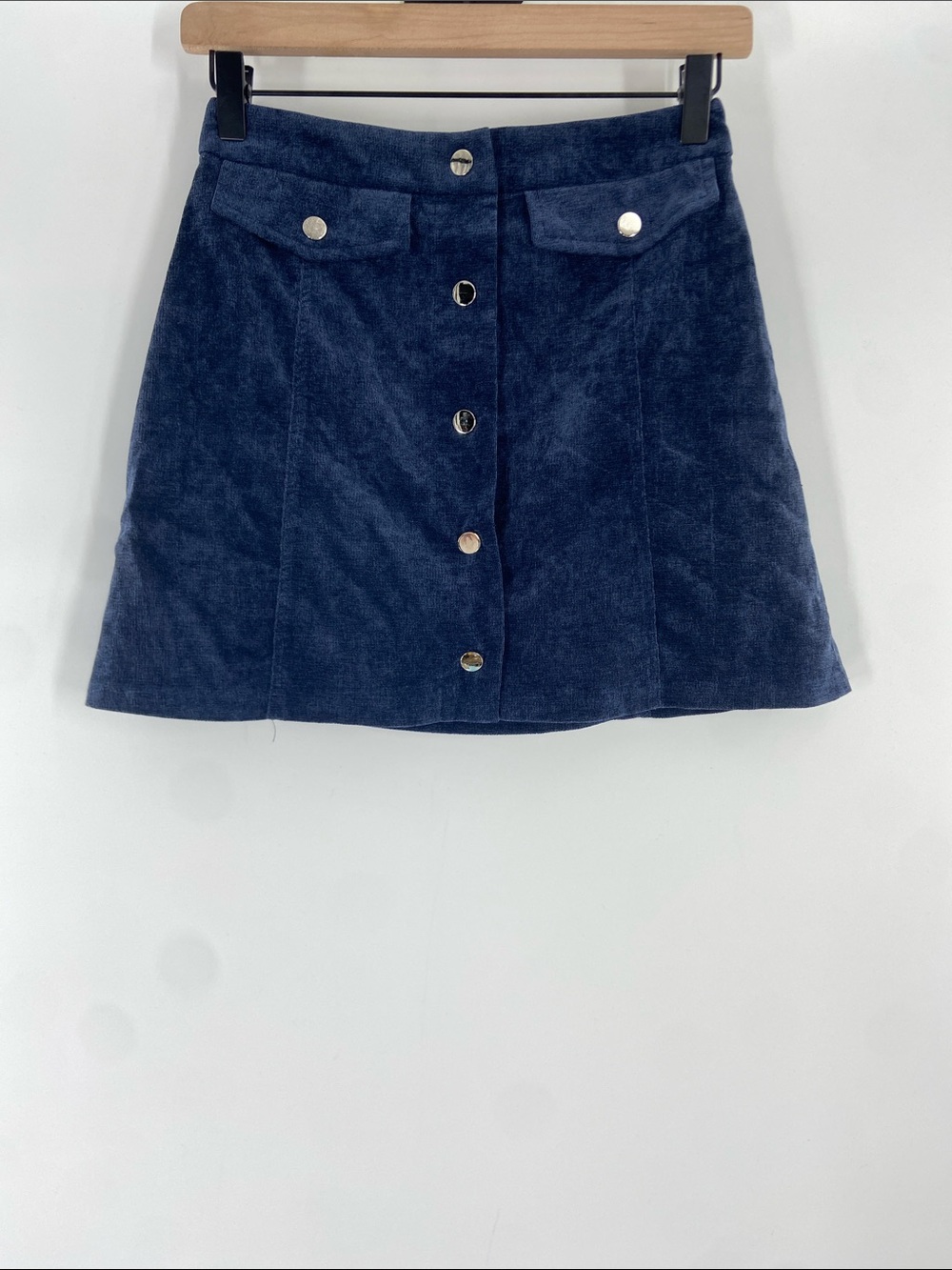 English Factory Blue Mini Skirt Size S Gently Used